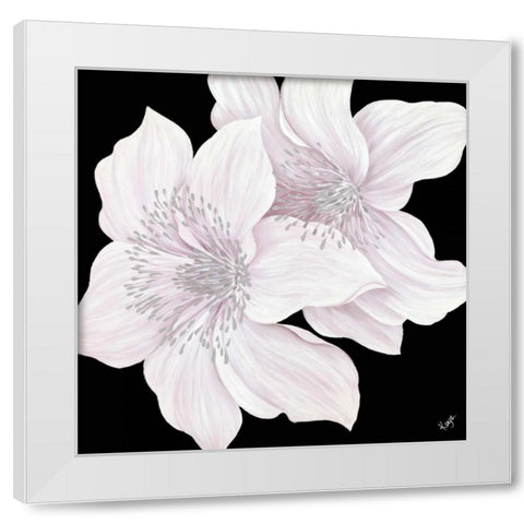 Affection II White Modern Wood Framed Art Print by Lake, Kaye