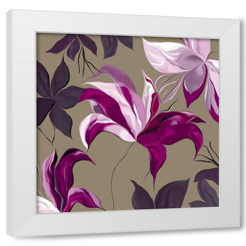 Lily XxII White Modern Wood Framed Art Print by Scaffardi, Sally