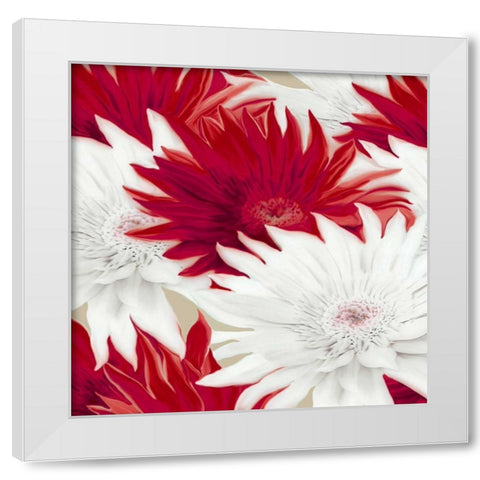 Elation I White Modern Wood Framed Art Print by Scaffardi, Sally