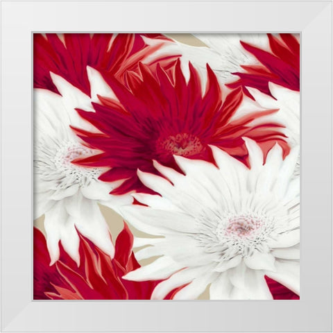 Elation I White Modern Wood Framed Art Print by Scaffardi, Sally