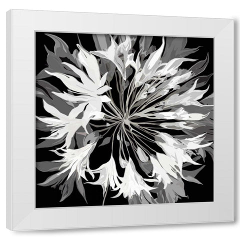 Radiance II White Modern Wood Framed Art Print by Scaffardi, Sally