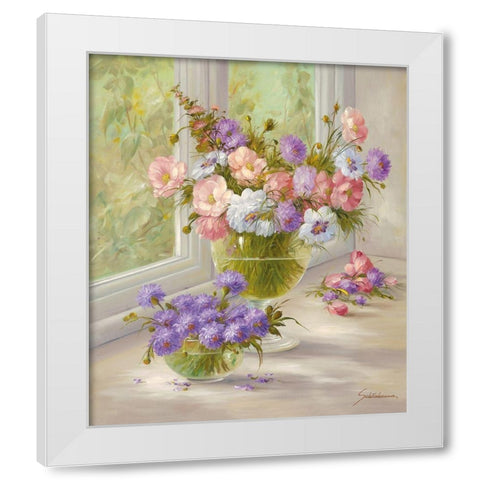 SUNDAY MORNING White Modern Wood Framed Art Print by Schoelnhammer, Heinz