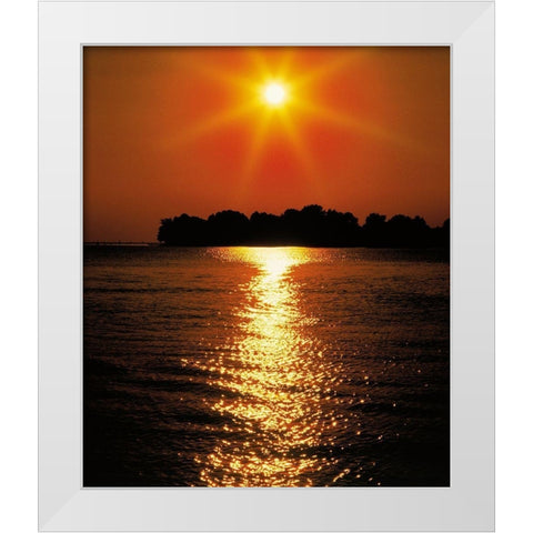 LAKE CONSTANCE White Modern Wood Framed Art Print by Weissing, Gerd