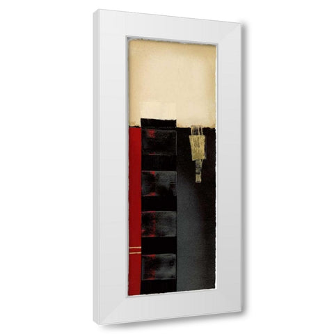 Street Life I White Modern Wood Framed Art Print by Carter, Brad