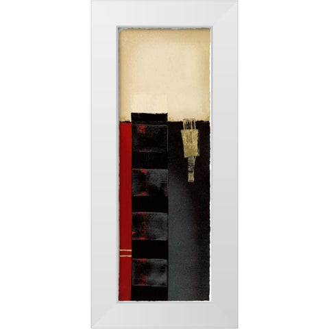 Street Life I White Modern Wood Framed Art Print by Carter, Brad