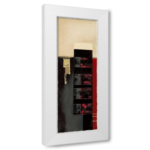 Street Life II White Modern Wood Framed Art Print by Carter, Brad