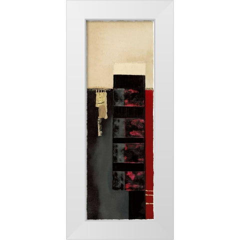 Street Life II White Modern Wood Framed Art Print by Carter, Brad