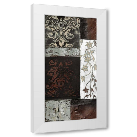 Lateral Thinking II White Modern Wood Framed Art Print by Carter, Brad