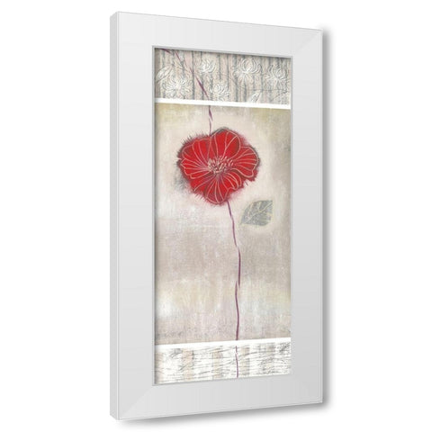 LINEN II White Modern Wood Framed Art Print by Robertson, Marilyn