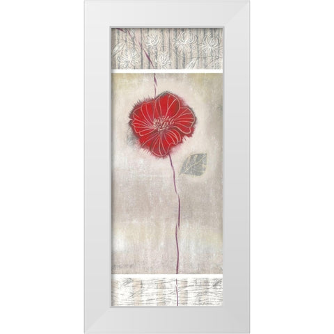 LINEN II White Modern Wood Framed Art Print by Robertson, Marilyn