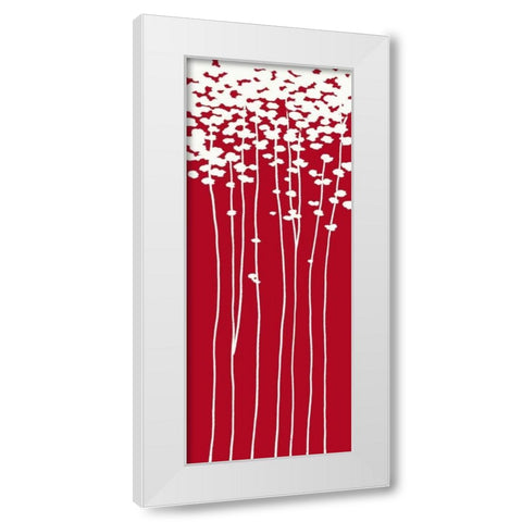 Summers Bounty II White Modern Wood Framed Art Print by Sakai, Takashi