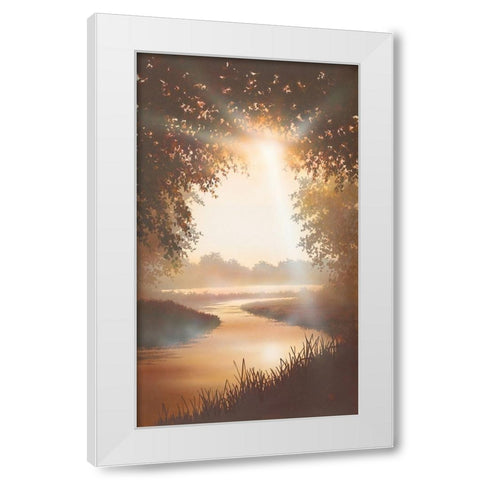 EARLY SPRING II White Modern Wood Framed Art Print by Walsh, Peter