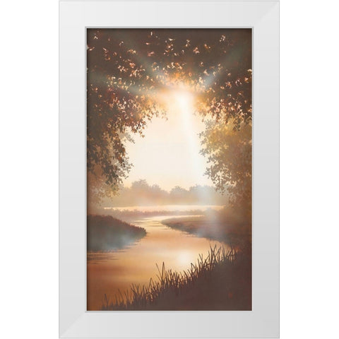 EARLY SPRING II White Modern Wood Framed Art Print by Walsh, Peter