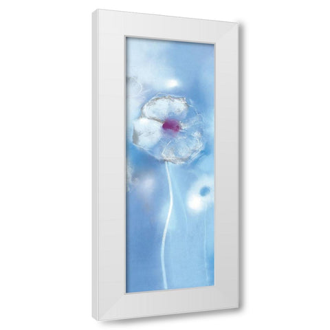 HIMALAYAN BLUE I White Modern Wood Framed Art Print by Robertson, Marilyn