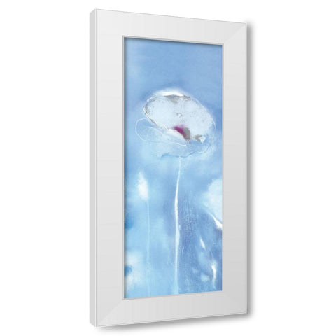 HIMALAYAN BLUE II White Modern Wood Framed Art Print by Robertson, Marilyn