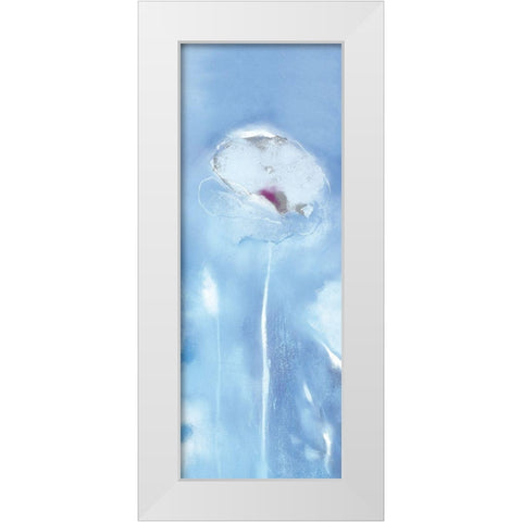 HIMALAYAN BLUE II White Modern Wood Framed Art Print by Robertson, Marilyn