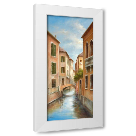 Memories Of Venice II White Modern Wood Framed Art Print by Smith, B.