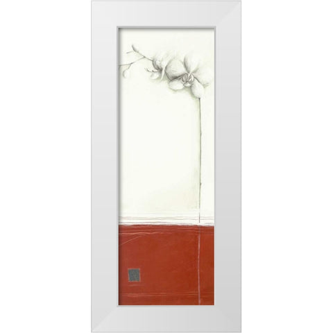 White Orchid I White Modern Wood Framed Art Print by Gore, Ally-Reader, Robert