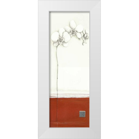 White Orchid II White Modern Wood Framed Art Print by Gore, Ally-Reader, Robert