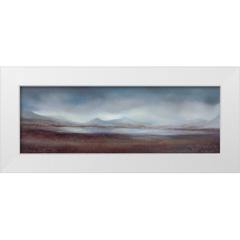 Distant Horizons I White Modern Wood Framed Art Print by Dworok, Peter