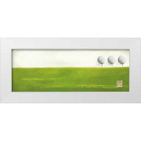 A Perfect Day II White Modern Wood Framed Art Print by Gore, Ally-Reader, Robert