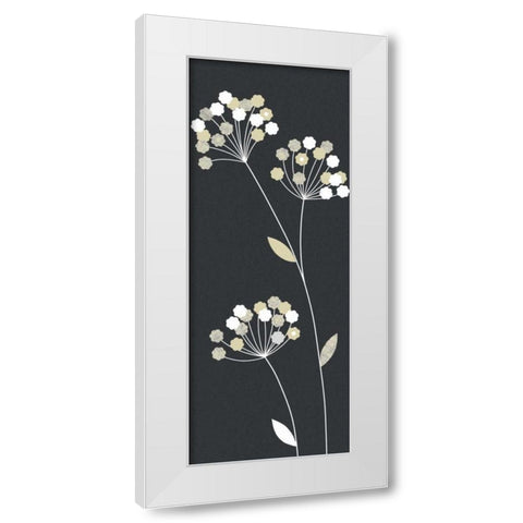 Starlight White Modern Wood Framed Art Print by Design Show