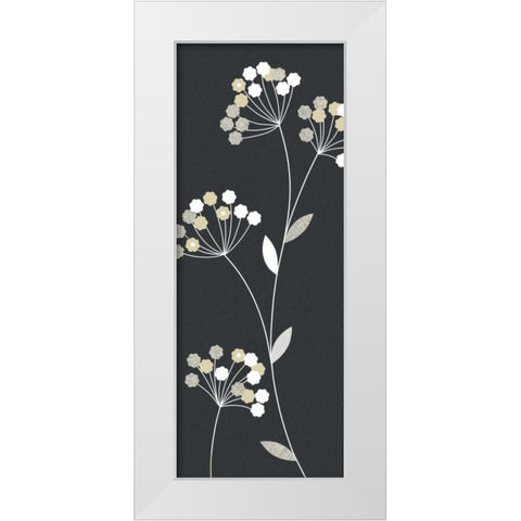 Starbright White Modern Wood Framed Art Print by Design Show