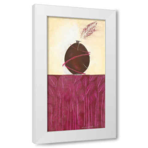 CHOCOLATE I White Modern Wood Framed Art Print by Robertson, Marilyn