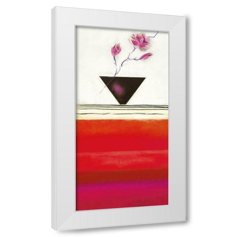 RUBY II White Modern Wood Framed Art Print by Robertson, Marilyn