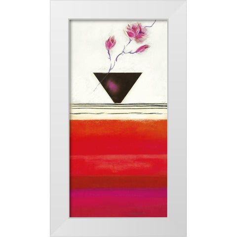 RUBY II White Modern Wood Framed Art Print by Robertson, Marilyn
