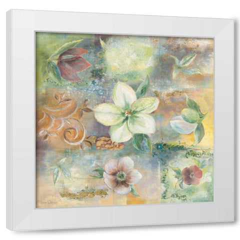 Beauty II White Modern Wood Framed Art Print by Withaar, Rian