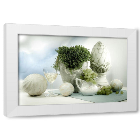 Stillife II White Modern Wood Framed Art Print by Warminski