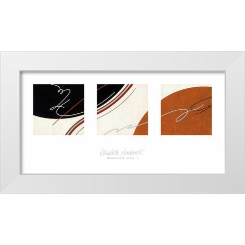 Spaced Out I White Modern Wood Framed Art Print by Verdonck, Elisabeth