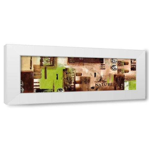 Nature White Modern Wood Framed Art Print by Bugna, Severine
