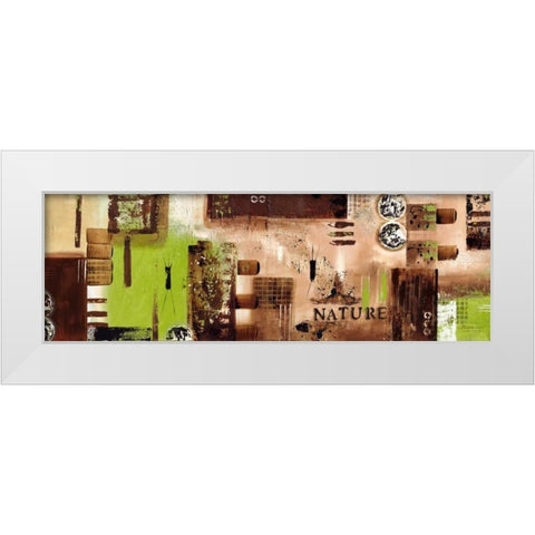 Nature White Modern Wood Framed Art Print by Bugna, Severine