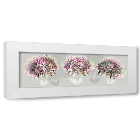 Pink Allure I White Modern Wood Framed Art Print by Scaffardi, Sally
