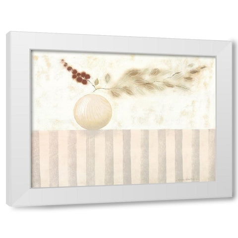 VANILLA II White Modern Wood Framed Art Print by Robertson, Marilyn