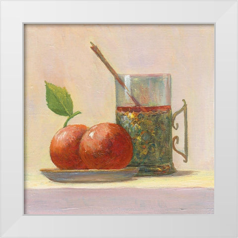 FROM THE KITCHEN I White Modern Wood Framed Art Print by Slava