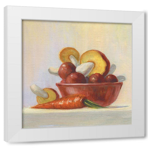 FROM THE KITCHEN III White Modern Wood Framed Art Print by Slava