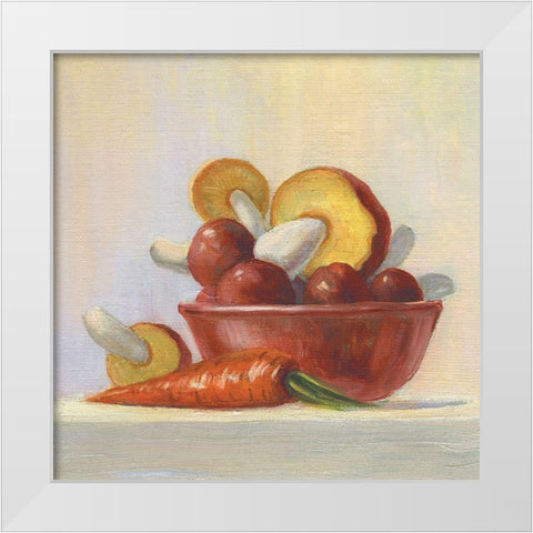 FROM THE KITCHEN III White Modern Wood Framed Art Print by Slava
