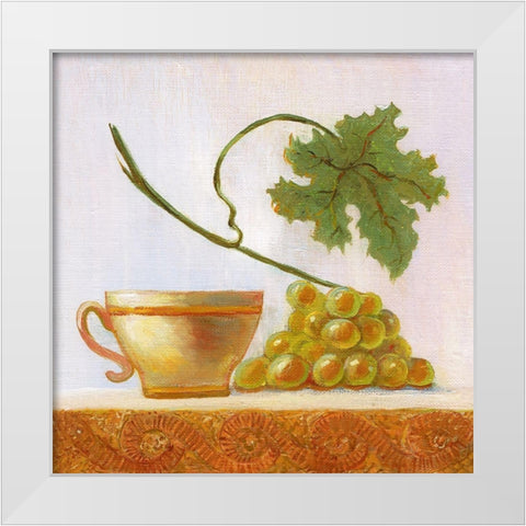FROM THE KITCHEN IX White Modern Wood Framed Art Print by Slava