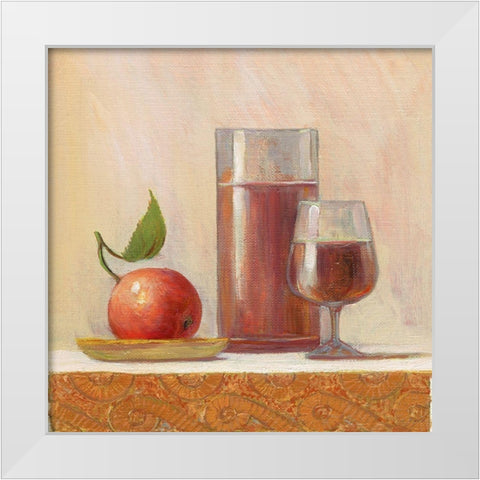 FROM THE KITCHEN X White Modern Wood Framed Art Print by Slava