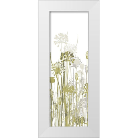 GARDEN SILHOUETTE I White Modern Wood Framed Art Print by Ashby, Simon