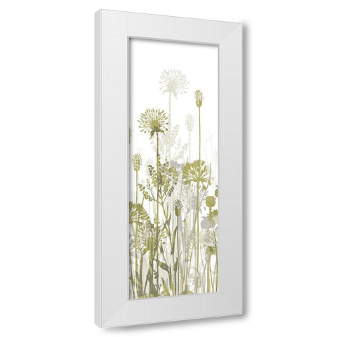 GARDEN SILHOUETTE II White Modern Wood Framed Art Print by Ashby, Simon