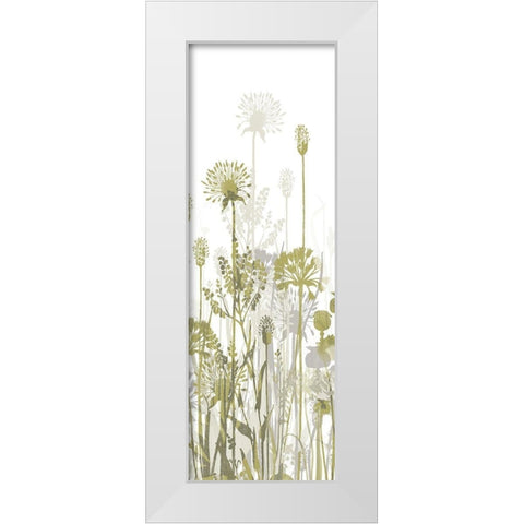 GARDEN SILHOUETTE II White Modern Wood Framed Art Print by Ashby, Simon