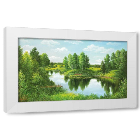 NEAR ST. PETERSBOURGH White Modern Wood Framed Art Print by Osipova, Svetlana