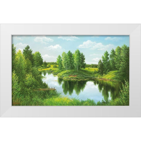 NEAR ST. PETERSBOURGH White Modern Wood Framed Art Print by Osipova, Svetlana