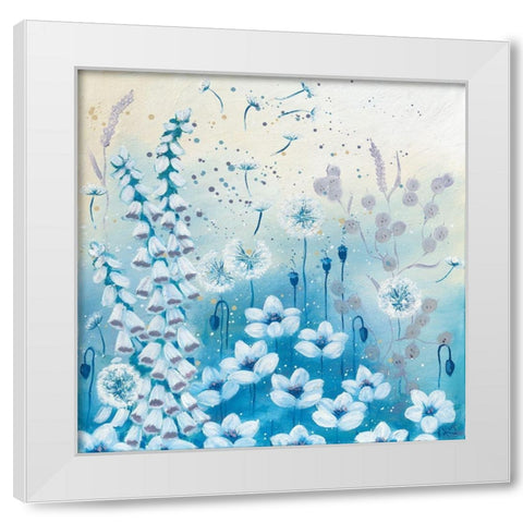 MEADOW SEEDS II White Modern Wood Framed Art Print by Lake, Kaye