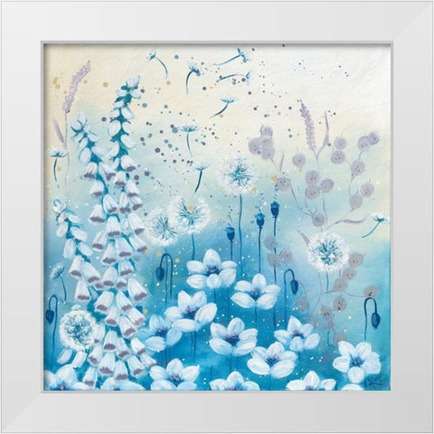 MEADOW SEEDS II White Modern Wood Framed Art Print by Lake, Kaye