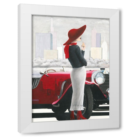 Charlene II White Modern Wood Framed Art Print by Sedalia, David
